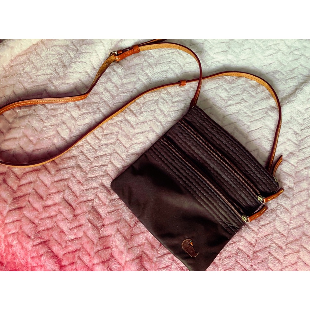 Dooney & Bourke Triple Zip Nylon Crossbody Bag